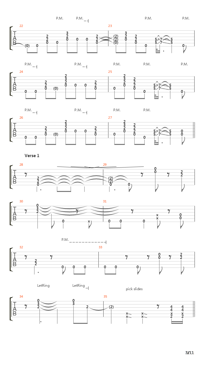 Panama吉他谱