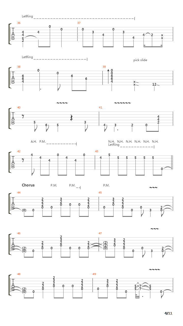 Panama吉他谱