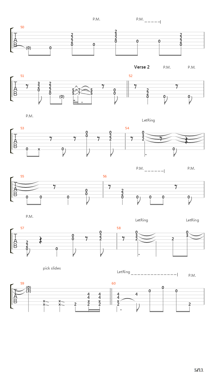 Panama吉他谱