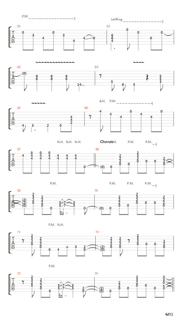 Panama吉他谱