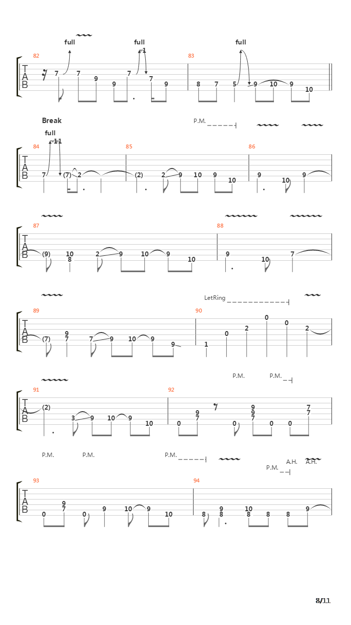 Panama吉他谱