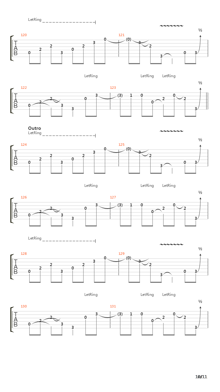 Runaround吉他谱