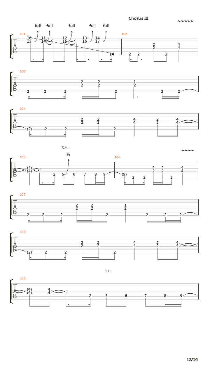 Source Of Infection吉他谱