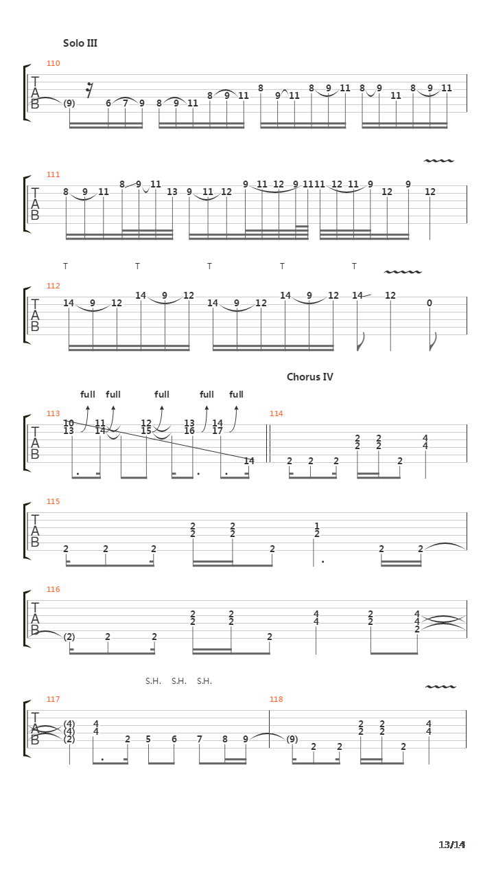 Source Of Infection吉他谱