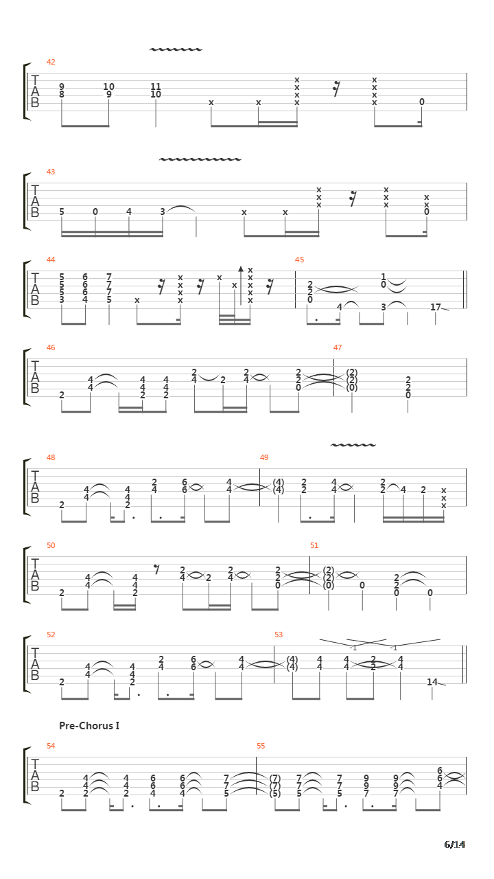 Source Of Infection吉他谱