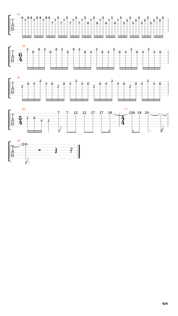 Spanish Fly吉他谱