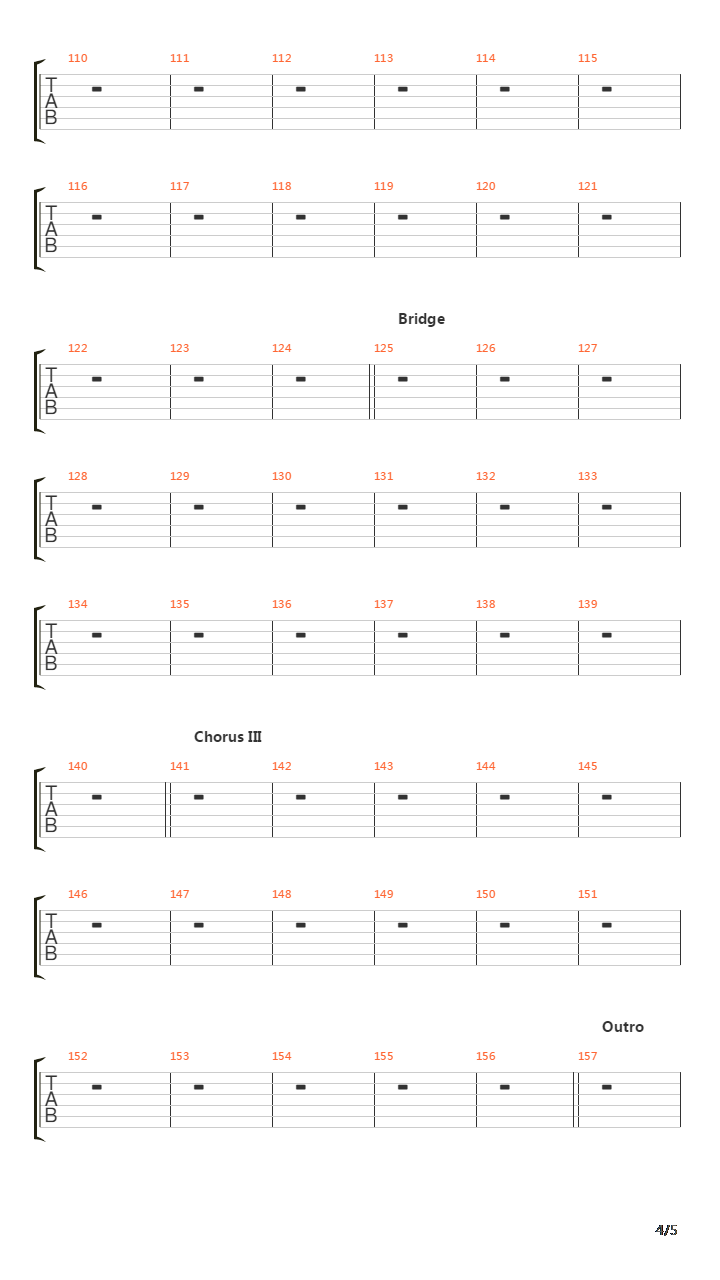 The Full Bug吉他谱