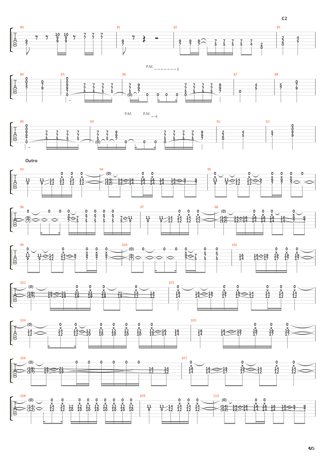 The Seventh Seal吉他谱