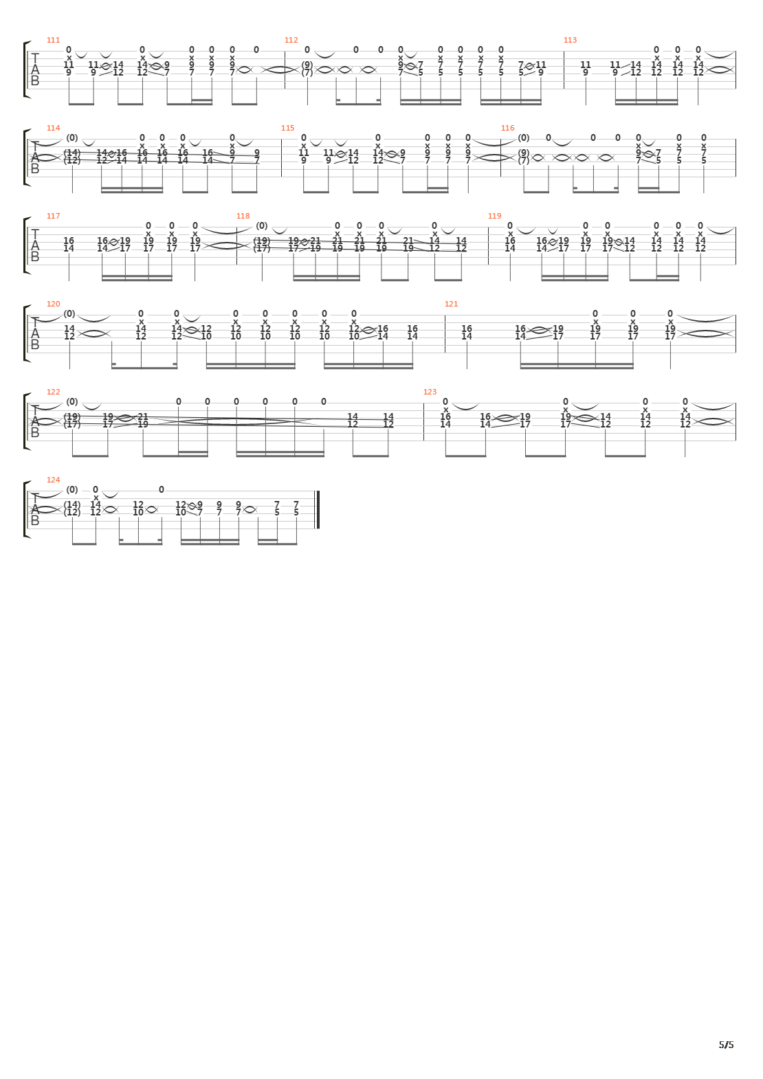 The Seventh Seal吉他谱