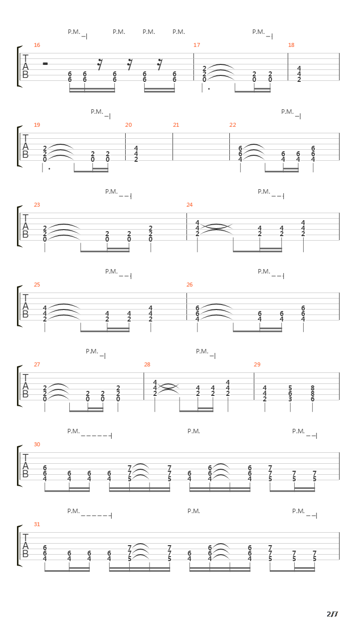 Endless Corridor吉他谱