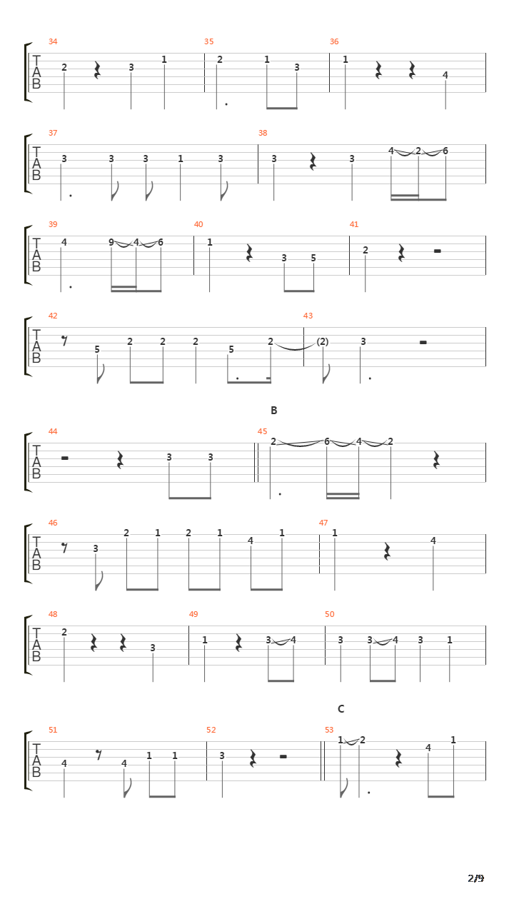 Ai To Kanashimi No Nocturne吉他谱