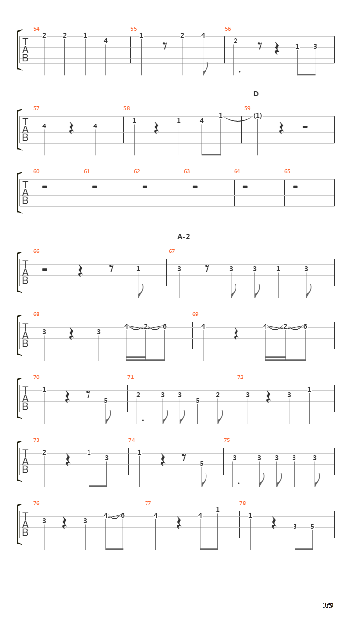 Ai To Kanashimi No Nocturne吉他谱