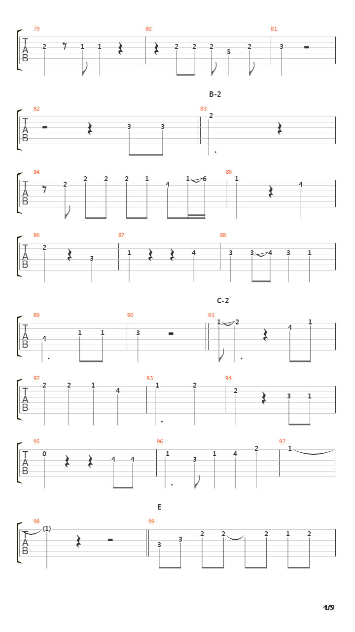 Ai To Kanashimi No Nocturne吉他谱