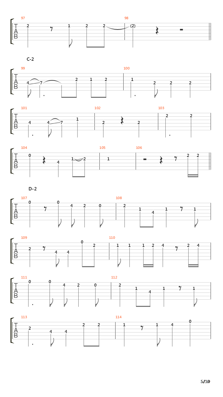 Catharsis吉他谱