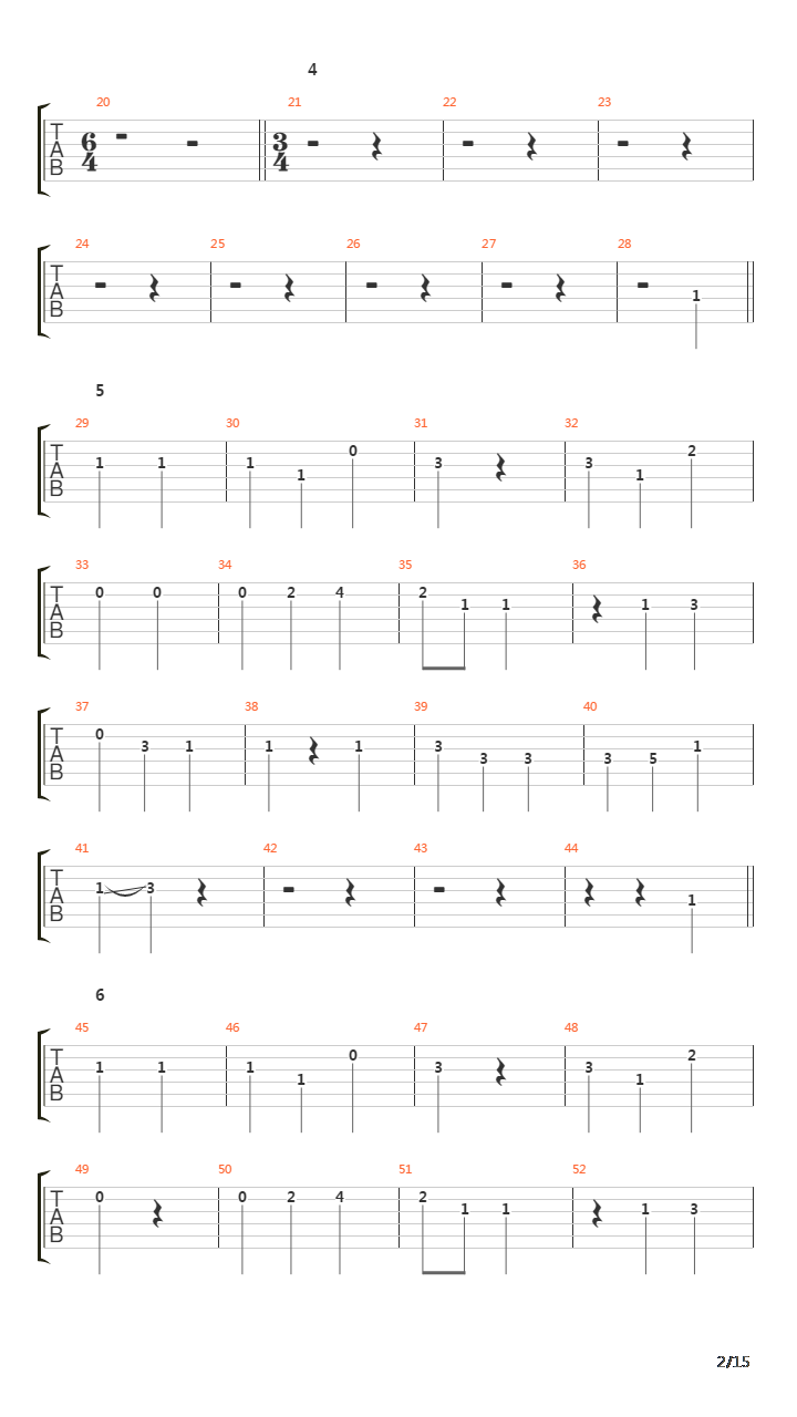 God Palace Method Of Inheritance吉他谱