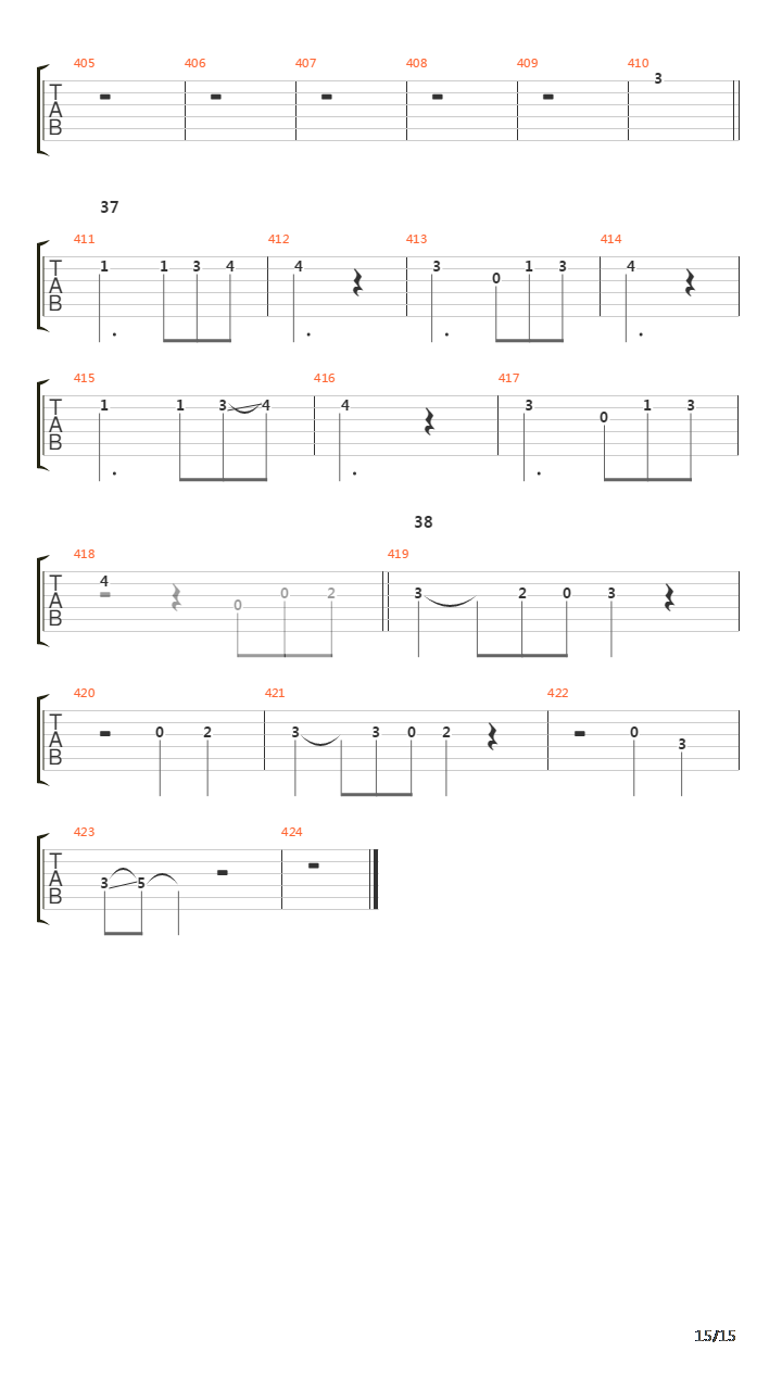 God Palace Method Of Inheritance吉他谱