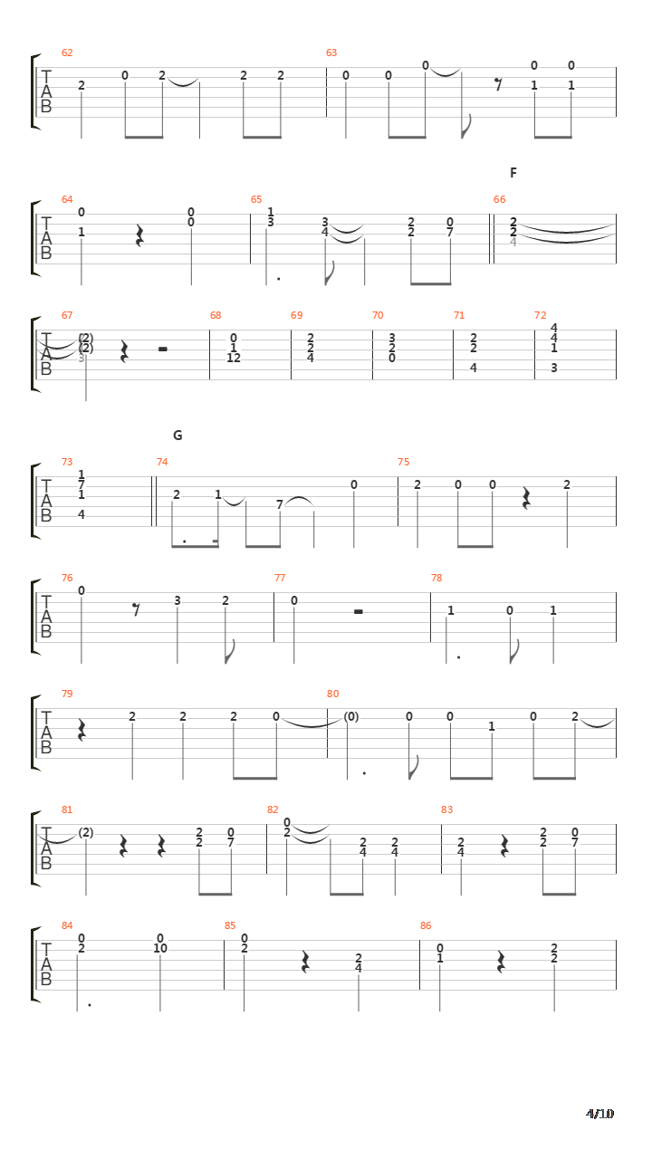 Philia吉他谱