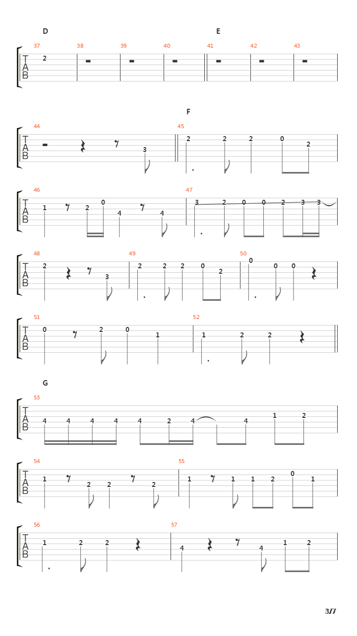 Serenade吉他谱