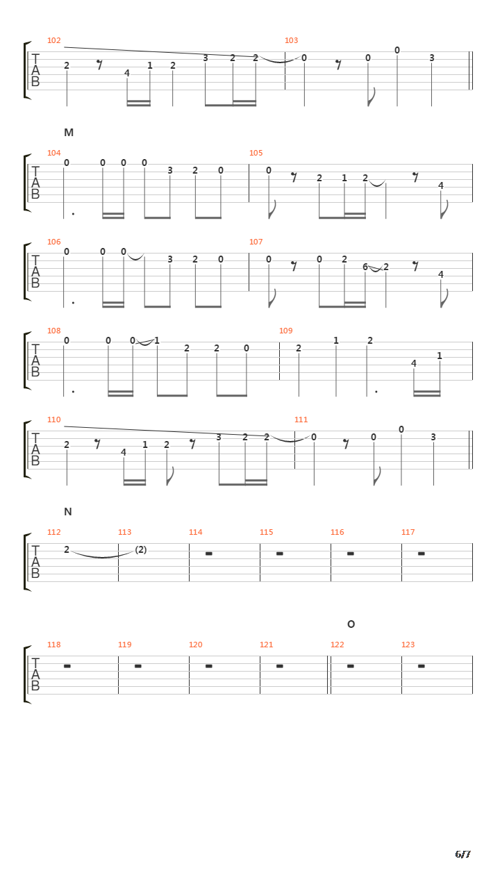 Serenade吉他谱