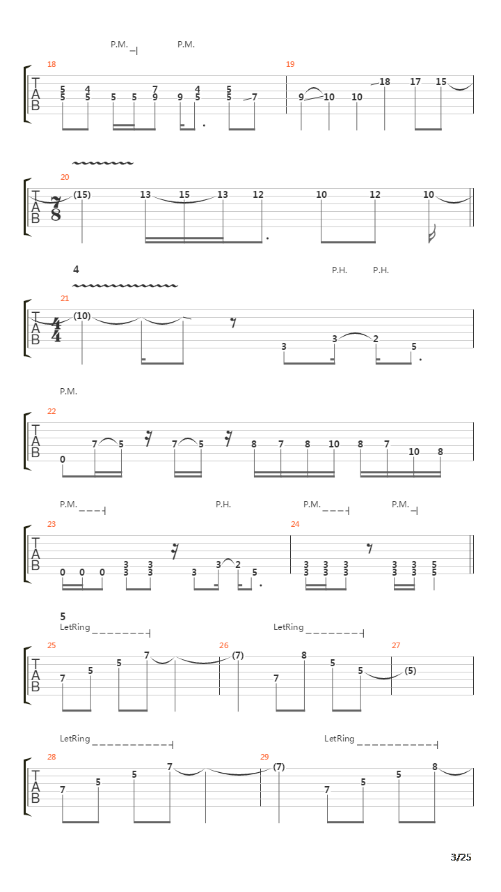 The Love From A Dead Orchestra吉他谱