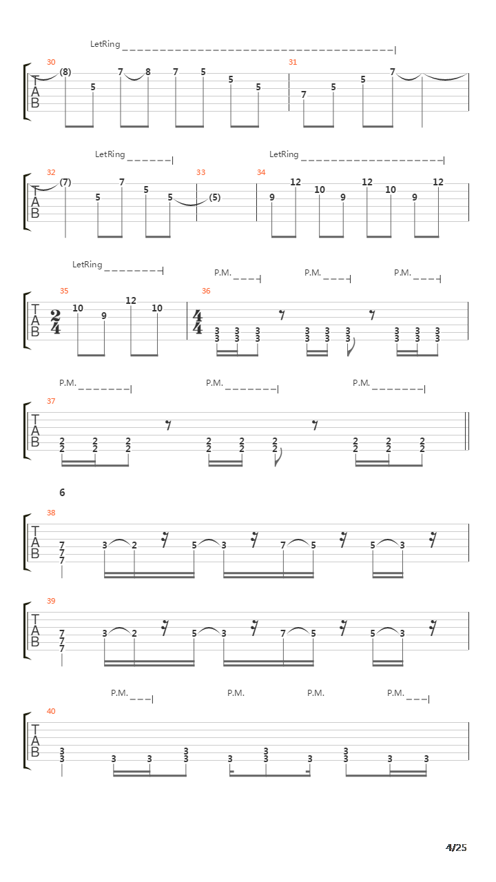The Love From A Dead Orchestra吉他谱