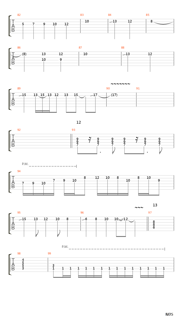 The Love From A Dead Orchestra吉他谱