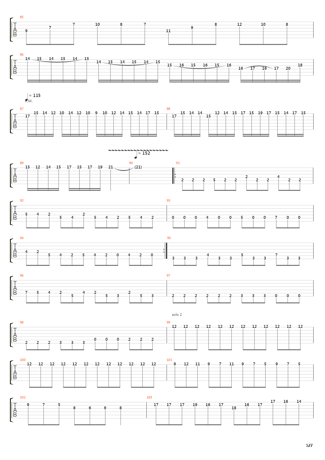 Lifeforce吉他谱