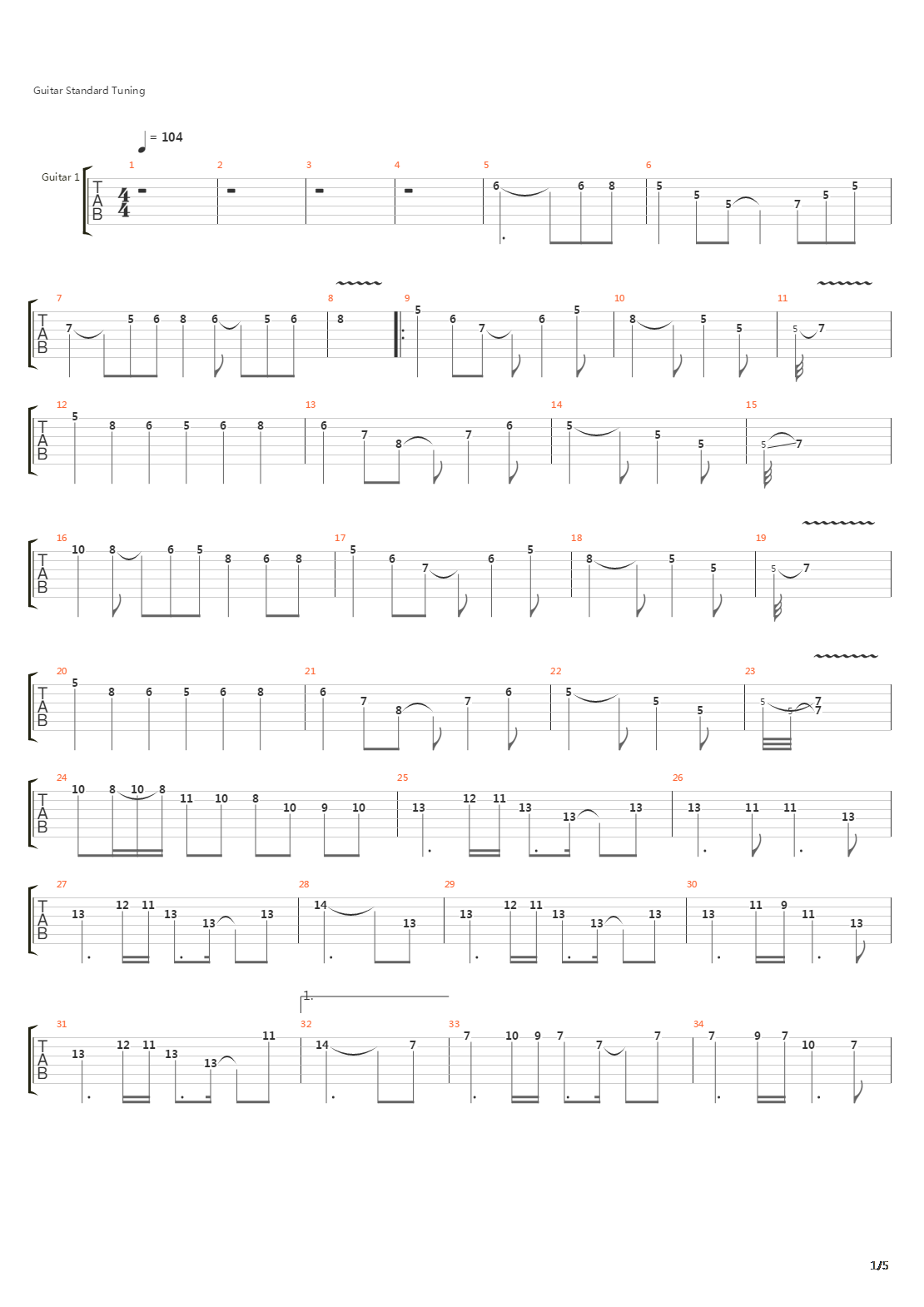 The Journey吉他谱