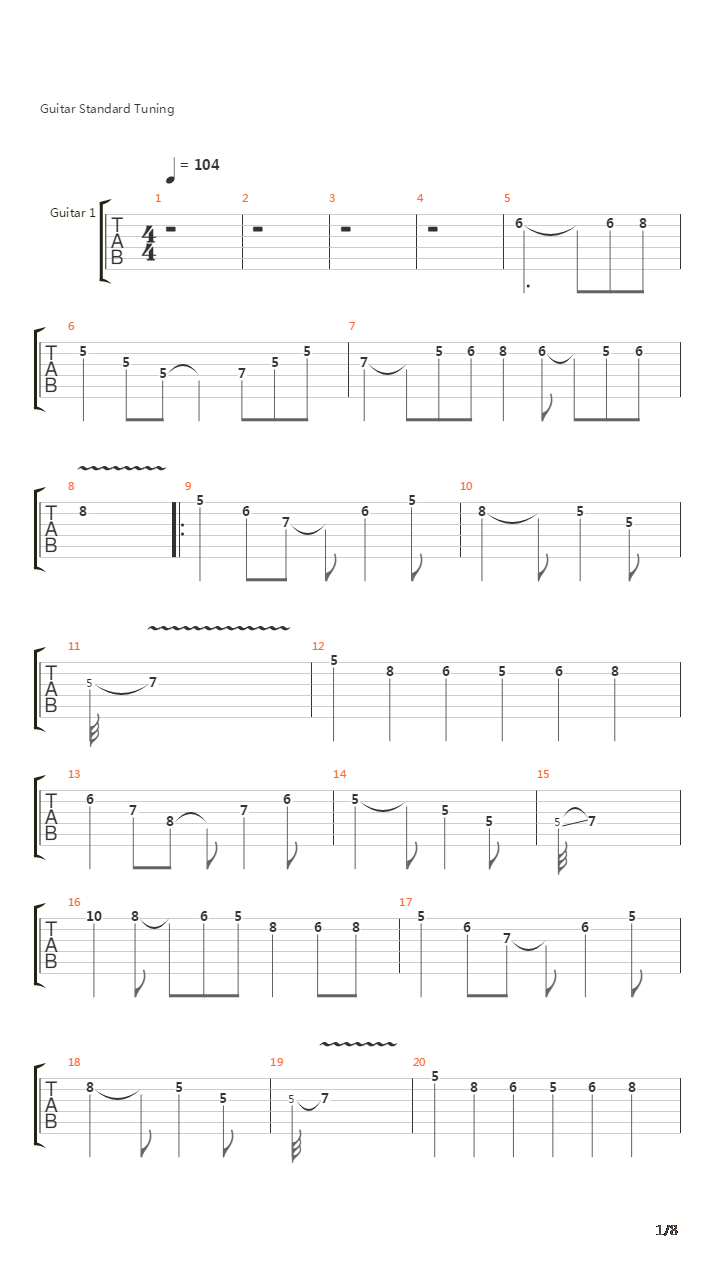 The Journey吉他谱