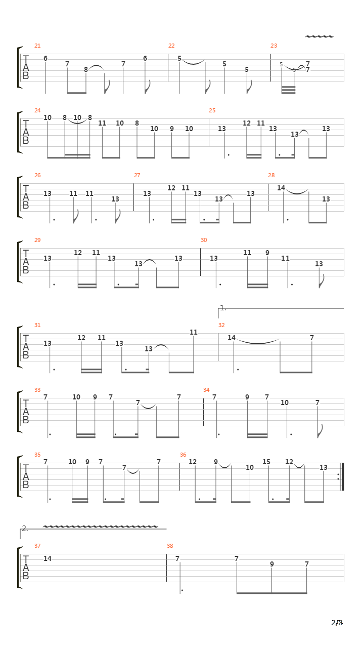 The Journey吉他谱