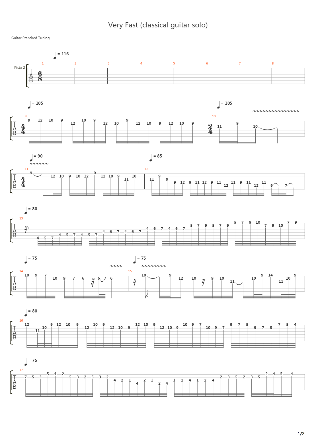 Very Fast吉他谱