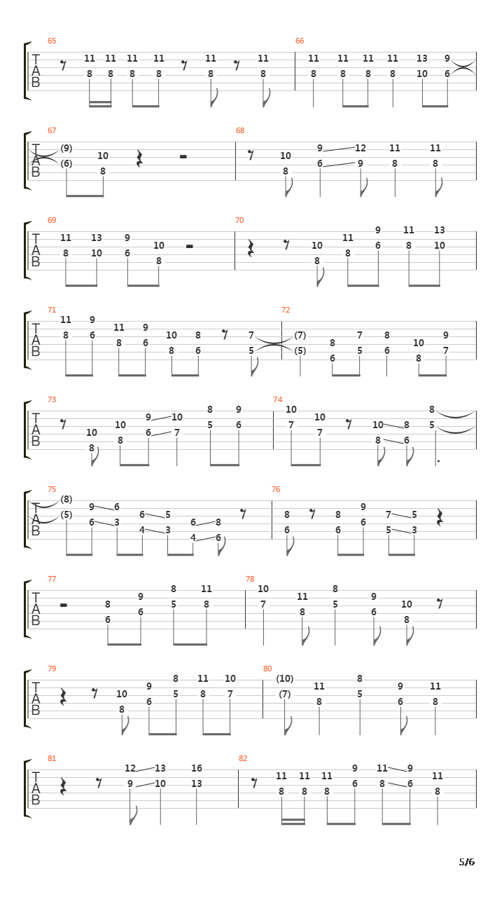 Cariba吉他谱