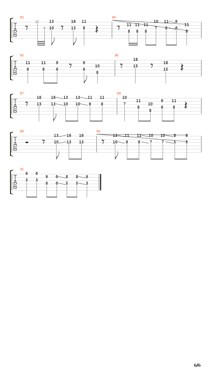 Cariba吉他谱