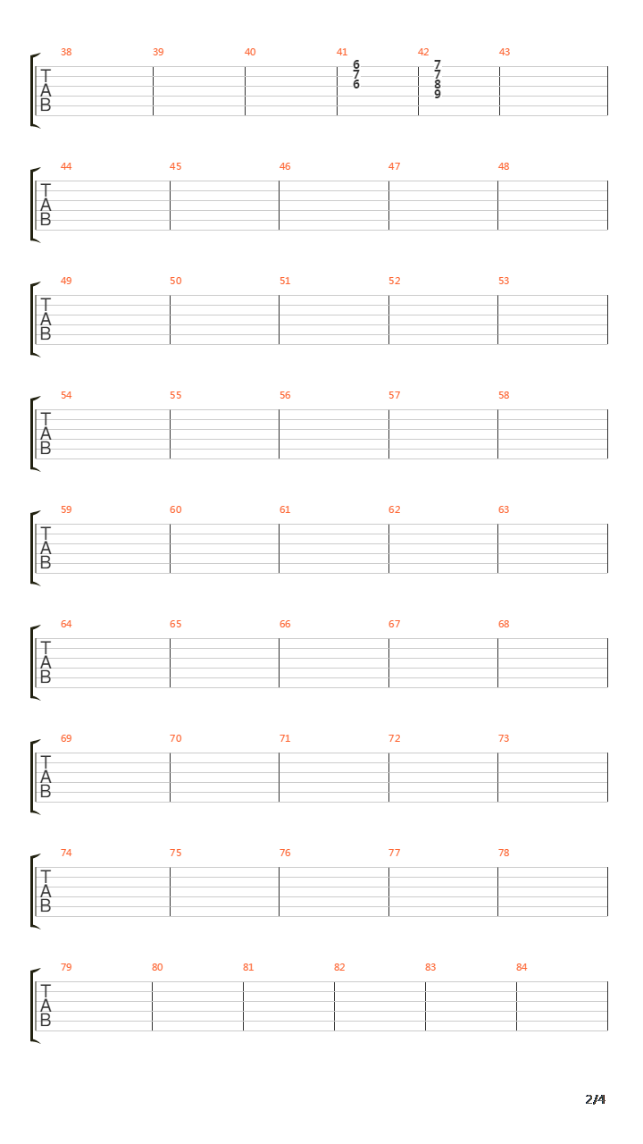 浪客剑心 ED1 - Tactics吉他谱