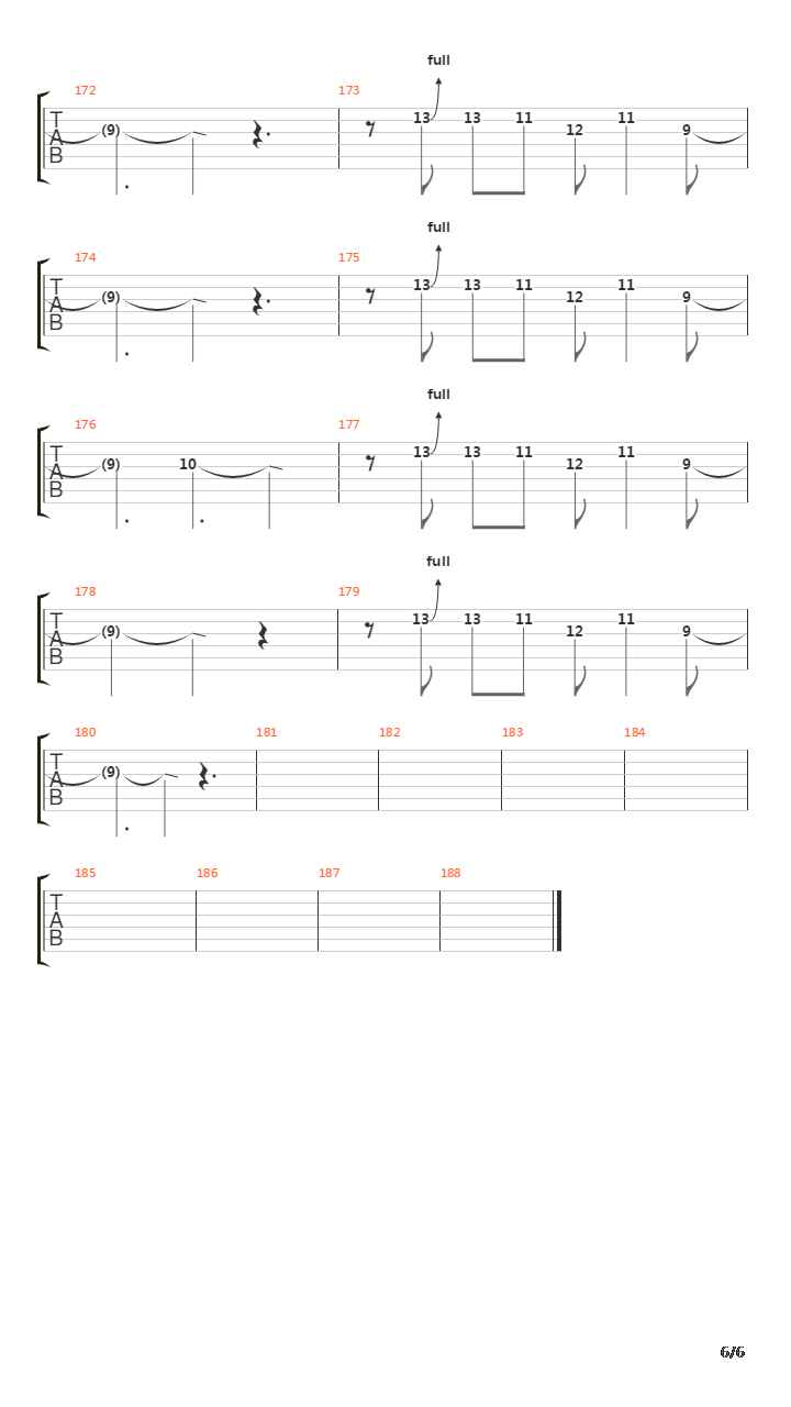 魔法禁书目录 OP2 - Masterpiece吉他谱