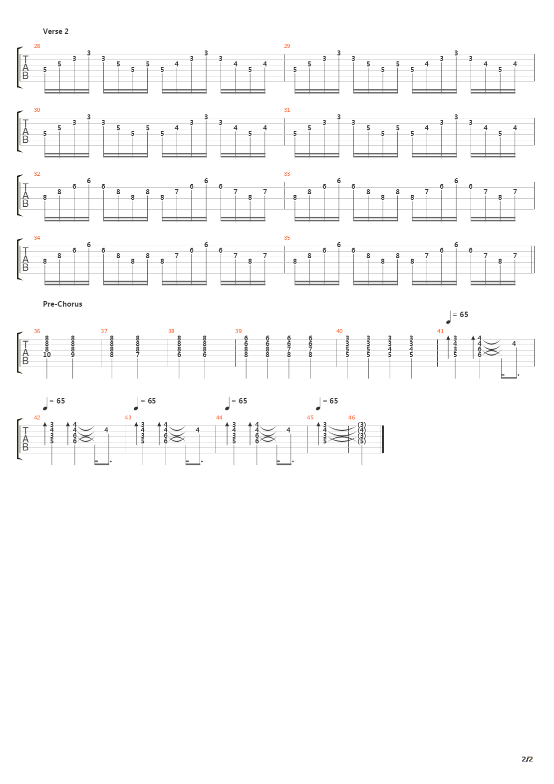 1921吉他谱