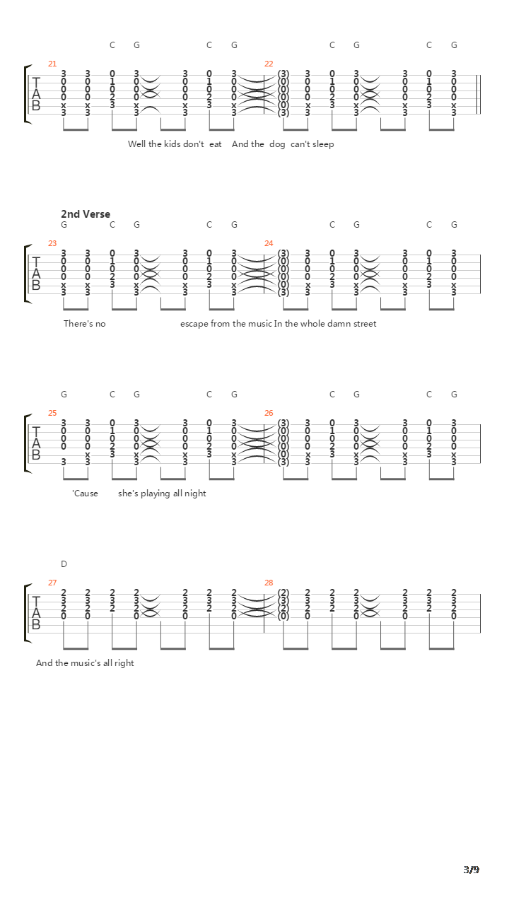 Squeeze Box吉他谱