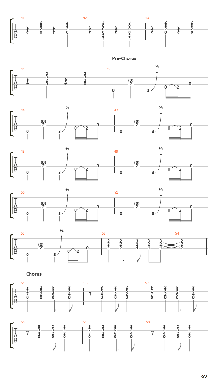 Substitute吉他谱