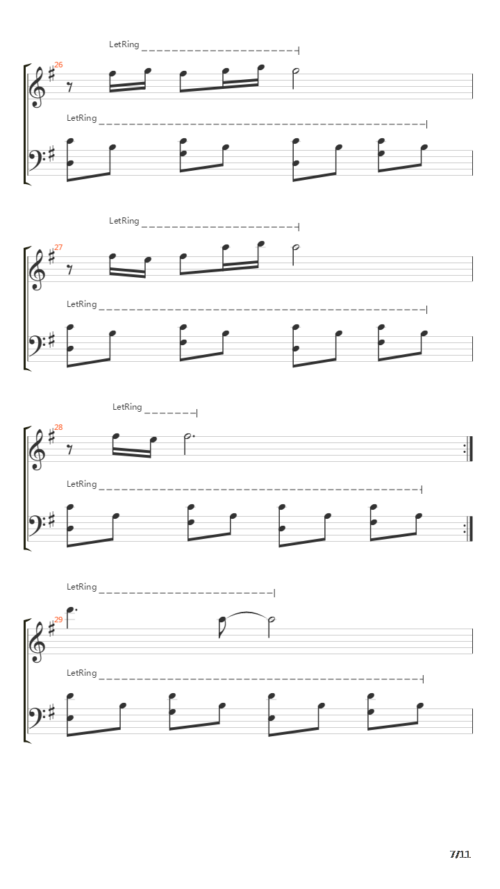 Comptine Dun Autre Ete吉他谱