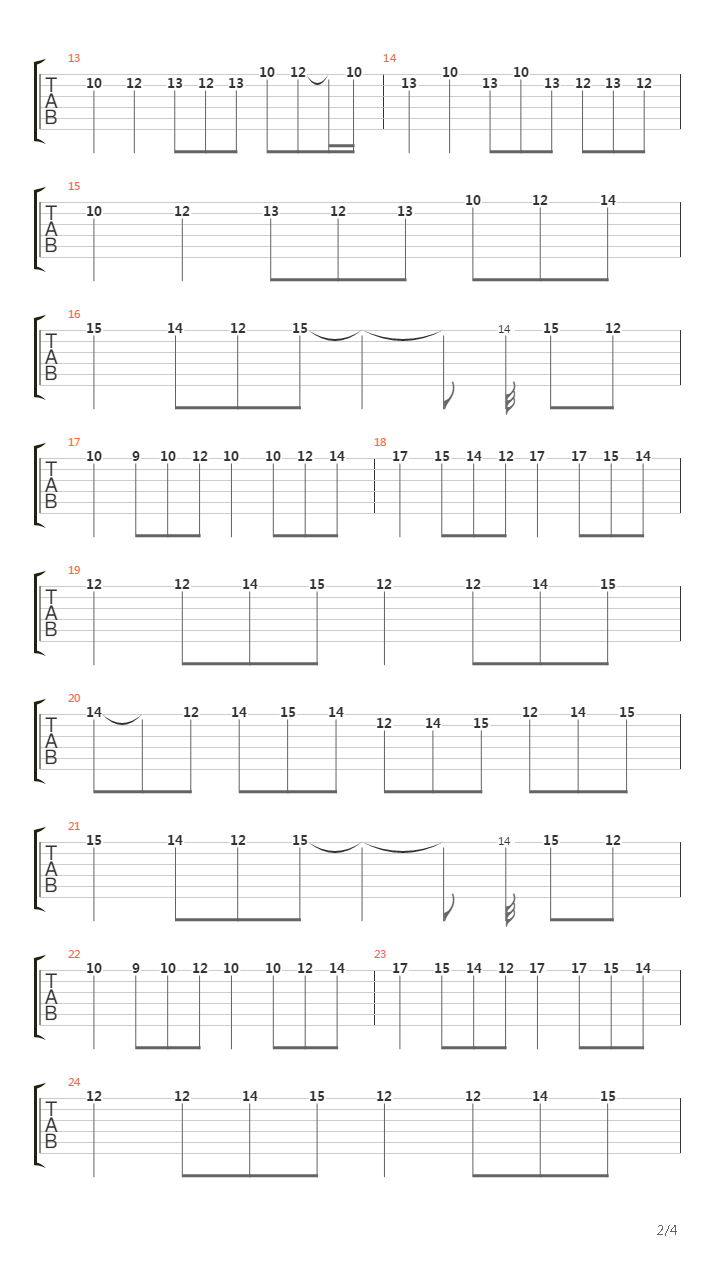 La Noyee吉他谱