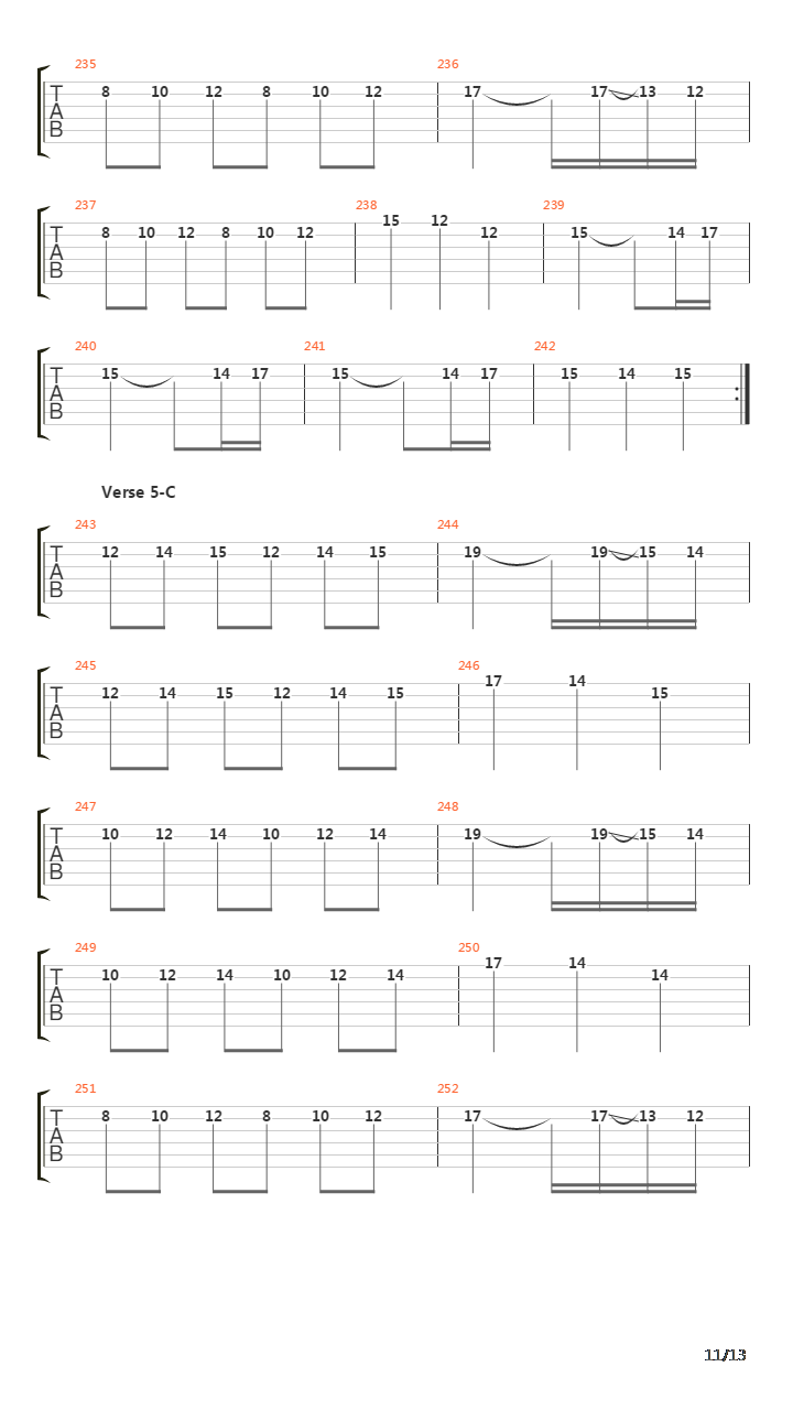 La Valse Des Monstres吉他谱