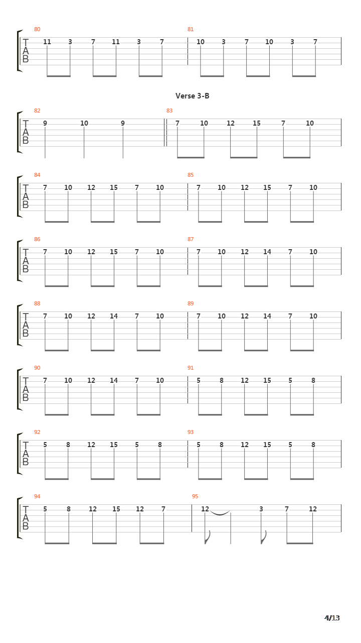 La Valse Des Monstres吉他谱