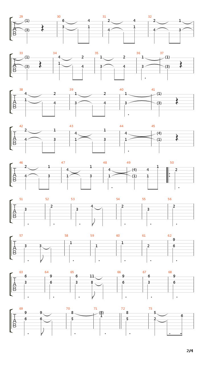 Le Moulin吉他谱