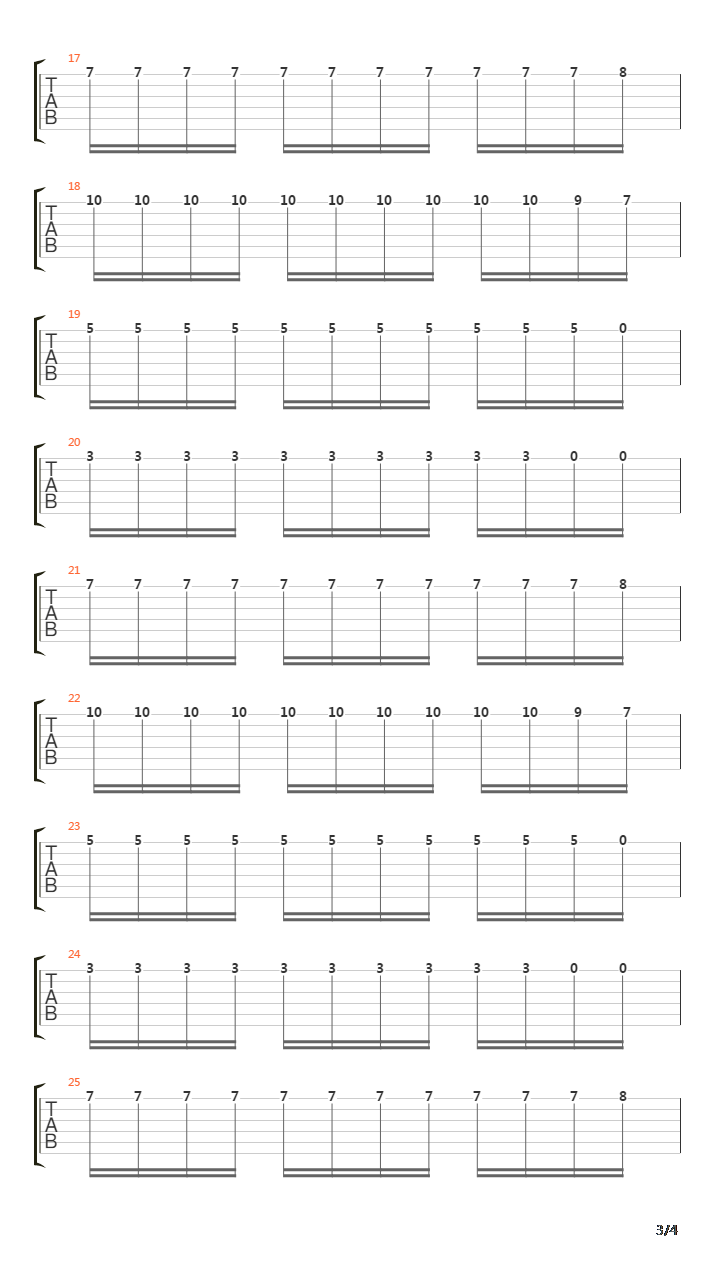 Monochrome吉他谱