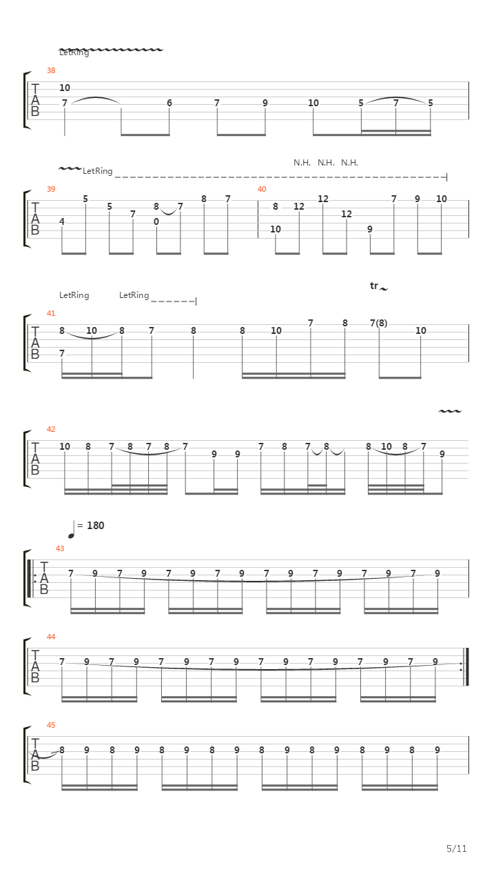 Acoustic Guitar Solo吉他谱