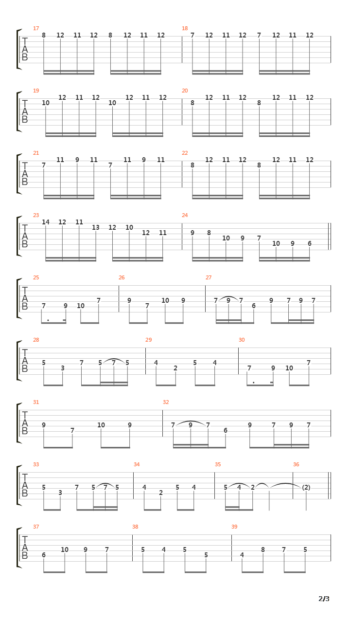 Allegro吉他谱