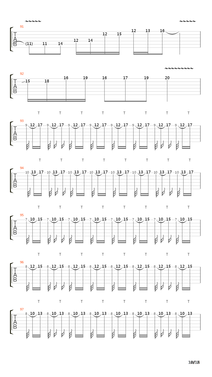 Andante吉他谱