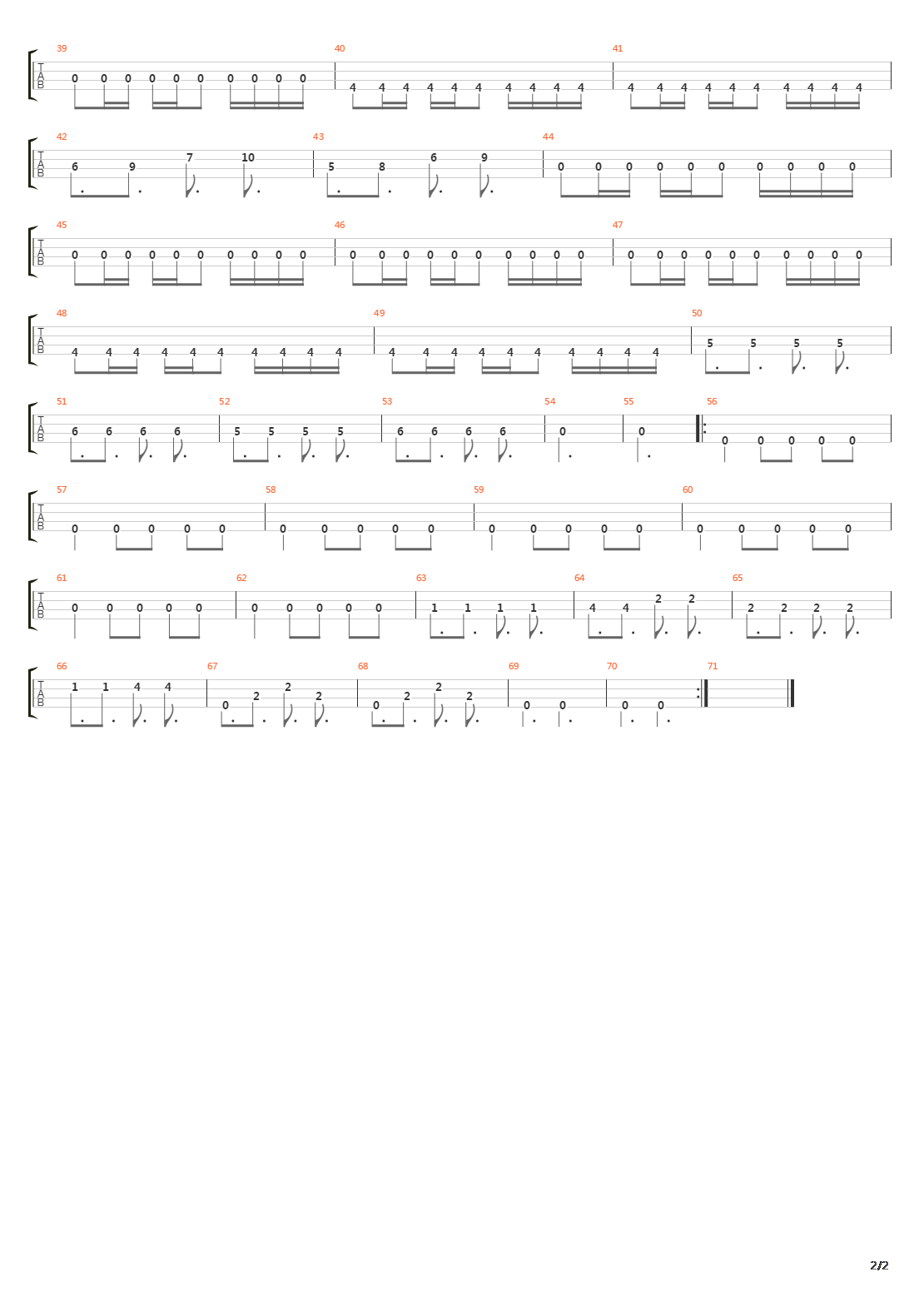 Arpeggios From Hell吉他谱