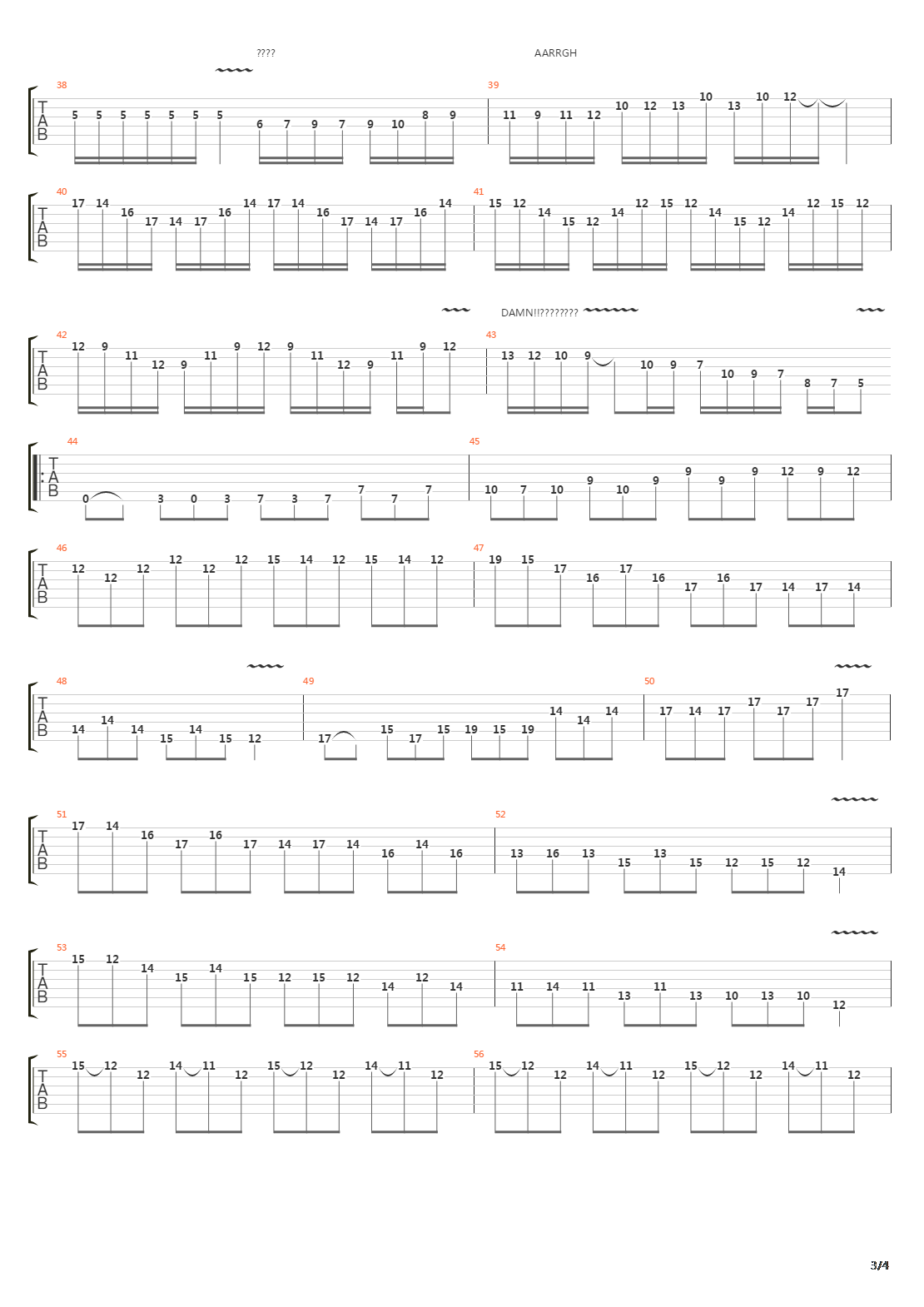 Arpeggios From Hell吉他谱