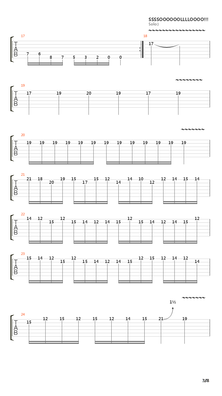 Arpeggios From Hell吉他谱